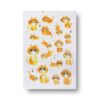 Purradise - Printed Orange Cat Watercolor Postcard A5