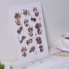Purradise – Printed Chocolate Cat Watercolor Postcard A5