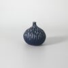 Congo Blue Congo Vase - Tree bark Blue